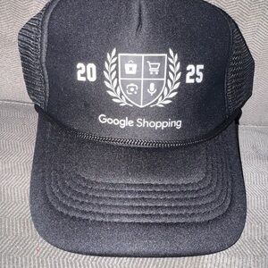 Google Shopping Black Trucker Hat